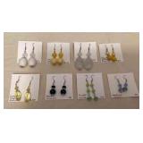 DFT339 Eight Pairs Of Myrna Lee Earrings New 