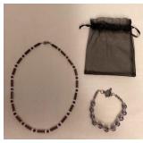 DFT398 Costume Jewelry Necklace & Bracelet 