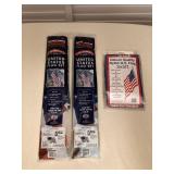 MTT009 Three United States Flags