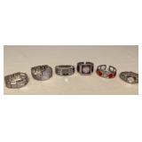 MTT011 Six Women’s Silver Toned Watches