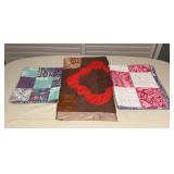 MTT023 Three Patchwork Quilt Blankets
