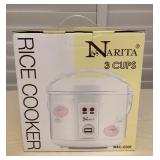 MTT028 Narita 3 Cups Rice Cooker New