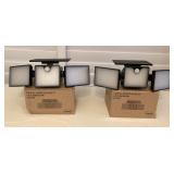 MTT048 Two Intelligent Safety Solar Powered LED Sensor Lights New