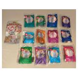 MTT062 Set Of Twelve 1999 McDonald’s Ty Teenie Beanie Babies 