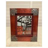 MTT074 Framed Japanese Tile Art