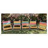 MTT089 Five Sun Squad Beach Chairs New