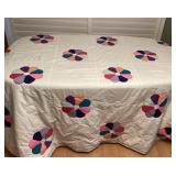 MTT114 Floral Quilt Bedspread