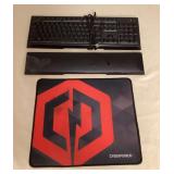 MTT126 Gaming Keyboard, Mouse Pad & Hand Rest