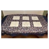 MTT153 Handmade Japanese Embroidered Patchwork Blanket New