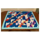 MTT154 Vintage Patchwork Blanket