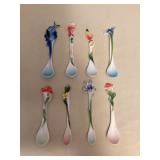 MTT190 Eight Assorted Alii Porcelain Spoons New