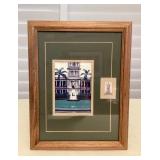 MTT206 Framed US Postage Hawaii Stamp & Photo
