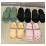 MTT214 Five Pairs Of Slides Shoes Women’s Size 8.5-9 & 10.5-11 New 