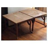 PCT003 - PAIR OF WOODEN TABLES