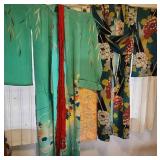 PCT020 - Vintage Red, White And Teal Kimono (2)