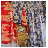 PCT021 - Vintage Kimono, Tangerine And Lillies (2)