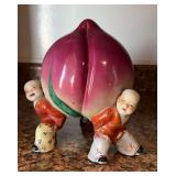 PCT027- Vintage Chinese Porcelain Lucky Peach