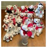 PCT033- Large Lot of Vintage Collectible Coca-Cola Bean Bag Plush #1