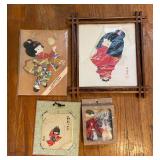 PCT069- Vintage Textile Art and More - Japanese Little Girl w/Kimono