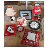 PCT080 - Collectible Coca-Cola Lamps, Clocks and More - See Photos