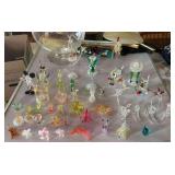 PCT086 - Huge Collection of Vintage Hand Blown Glass Figurines - Disney, Snoopy & More