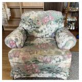PCT090- Large Floral Print Arm Chair