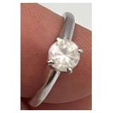 PCT100- 14K White Gold Diamond Engagement Band