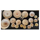 PCT119 - Vintage Dinnerware - Smith Taylor, French Saxon 22k & More (50+ Pcs)