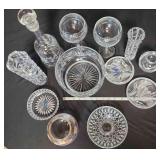 PCT132 - Beautiful Vintage Crystal Decanters, Wine Glasses, Bowls & More