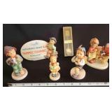 PCT146 - Vintage Goebel Authorized Dealer Sign And Hummel Figurines