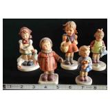 PCT152 - 5 Vintage Goebel Hummel Figurines 
