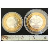 PCT201 - Limited Edition Silver Strike Tokens (2) .999 Fine Silver Each $10 FV