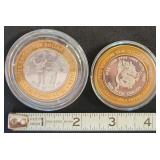 PCT210 - Limited Edition Silver Strike Tokens (2) .999 Fine Silver Each $10 FV