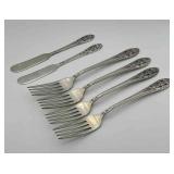 PCT215-Sterling Silverware Crown Princess Forks