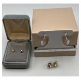 PCT232-Trio Of Fine Earrings 