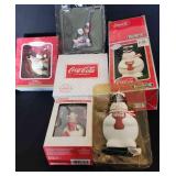 PCT237 - Coca-Cola Polar Bear Ornaments 