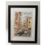 MPS003- Original Watercolor Painting From Venice