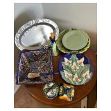 MPS047- Assorted Decorative Plates & Mexican Pottery