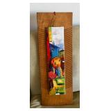 MPS073 Ceramic Art Tile On Board Scenic Picture 