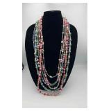 MPS100-4ea Fine Beaded Necklaces