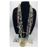 MPS101-Beautiful Beaded Necklaces And Earrings