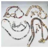 MPS103-5 Sets Of Beaded Necklaces & Earrings