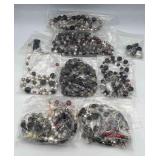 MPS111-Large Lot Of Beaded Necklaces And Earrings 