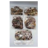 MPS116-5 Matching Sets Of Beaded Necklaces And Earrings 