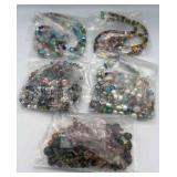 MPS121-5ea Fine Sets Of Beaded Necklace And Earrings 