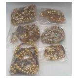 MPS137-Great Golden Necklaces And Earrings 