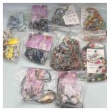 MPS154-10 Sets Of Unique Beaded Neclaces With Matching Earrings 