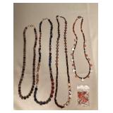 MPS224 Handcrafted Natural Stone Beaded Necklaces & Earrings New