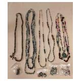 MPS240 Handcrafted Beaded Necklaces & Earrings New
