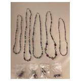 MPS242 Handcrafted Beaded Necklaces & Earrings New